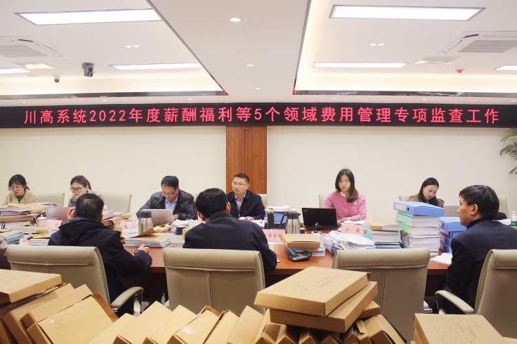 川高ag手机官方官网组织薪酬福利等五个领域费用管理专项监查组赴广南ag手机官方官网开展现场监查1.JPG
