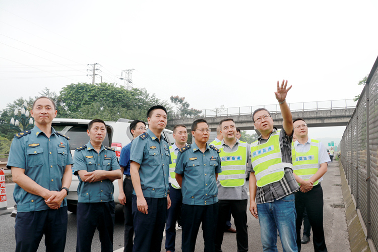 20210914_厅高管局局长刘孝明一行到川南ag手机官方官网调研中央第二轮环保督察移交信件办理情况1_副本.jpg