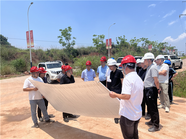 蜀道集团副总经理蒋永林一行赴成南扩容项目调研督导项目建设推进工作.jpg