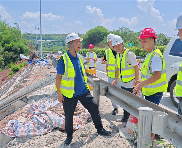 成南ag手机官方官网党委委员、副总经理兰兵检查督导南渝路风险点降级销号及汛期防汛防灾专项排查工作.jpg
