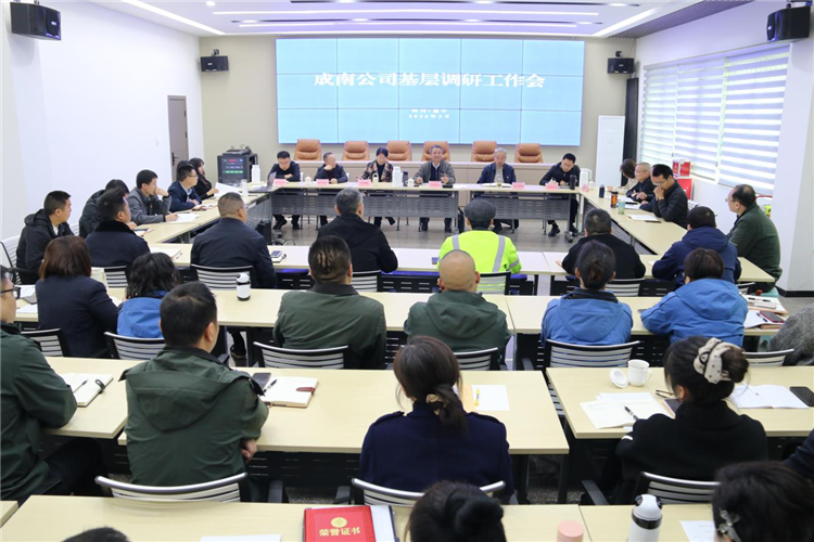 成南ag手机官方官网党委副书记、总经理万忠金一行赴基层调研指导工作.png